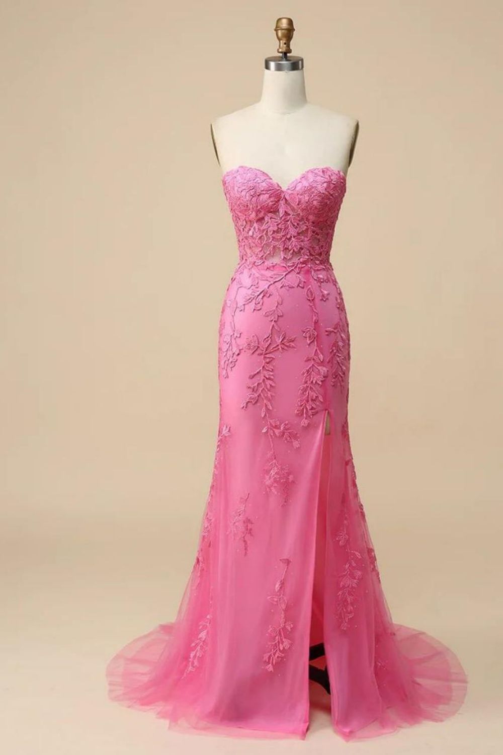 Mermaid Sweetheart Prom Dress With Appliques