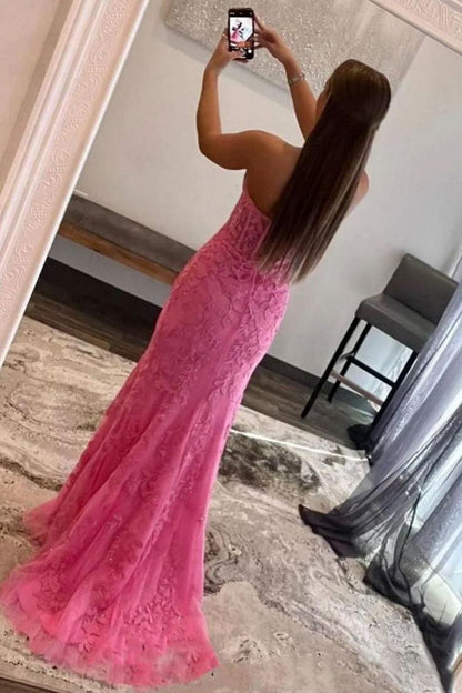 Mermaid Sweetheart Prom Dress With Appliques